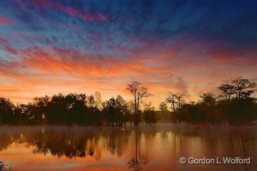 Lake Martin Sunrise_46663.jpg - Photographed at Lake Martin near Breaux Bridge, Louisiana, USA.